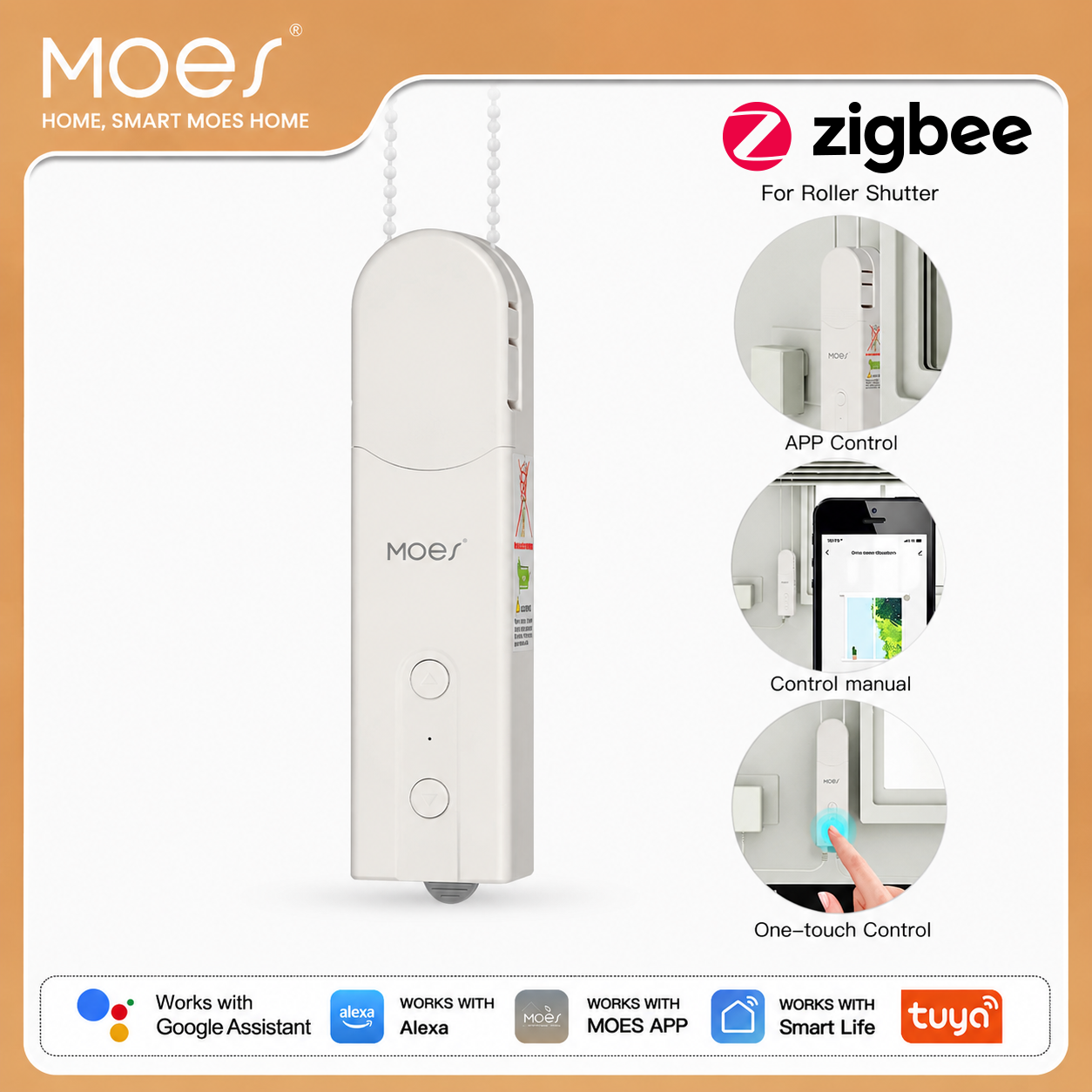 Smart Home Website - MOES ZigBee Smart DIY Motorized Roller