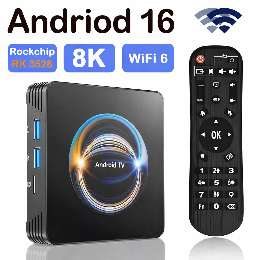 Smart Home Youtube - Android 16.0 TV Box 4K HD