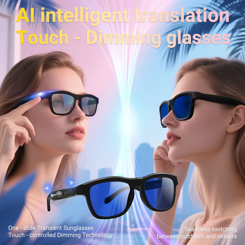 Smart Home Ai - Bluetooth Touch-Dimming Glasses Multifunction Electrochromic Glasses