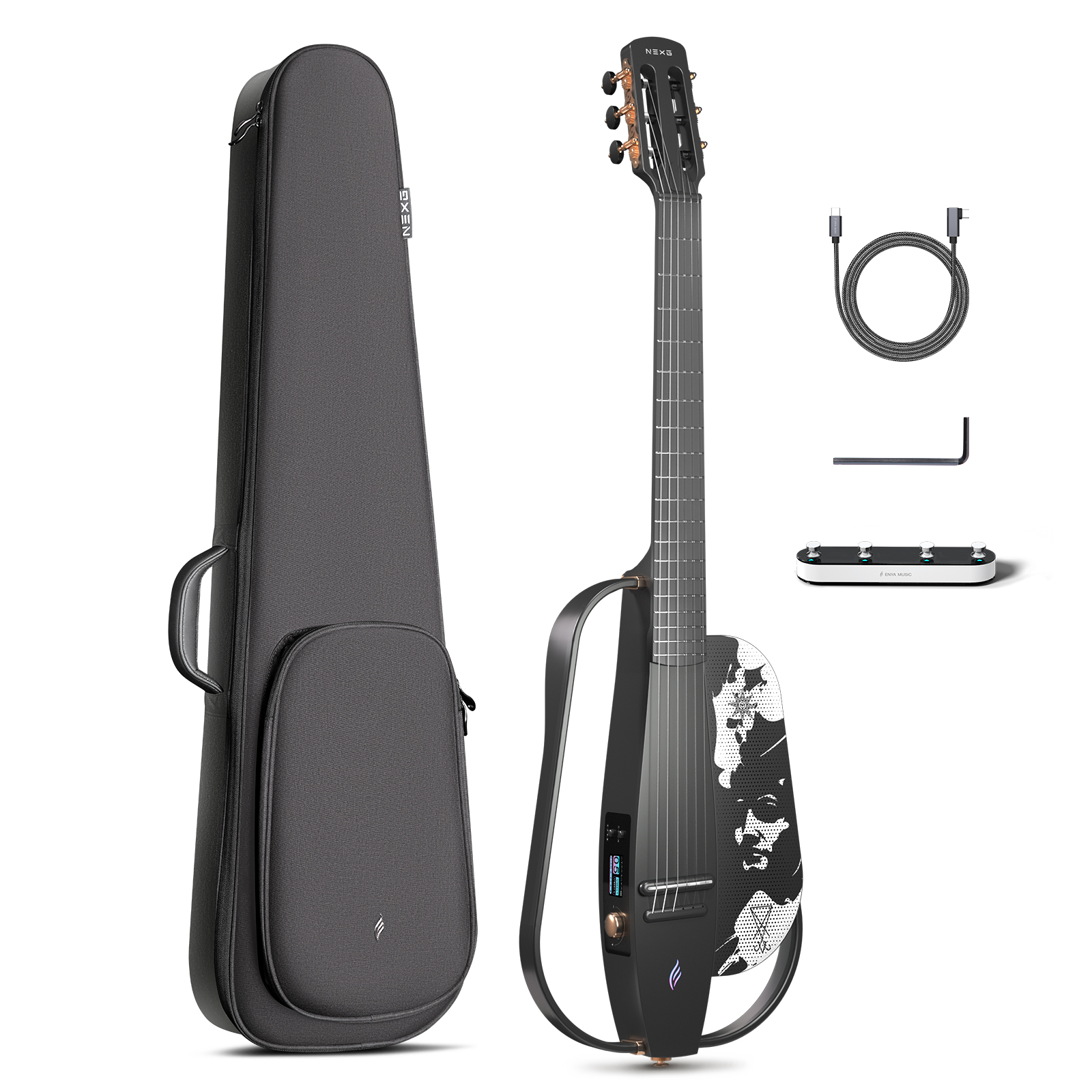 Smart Home Fibaro - Enya Acoustic-Electric Carbon Fiber Classical Nylon