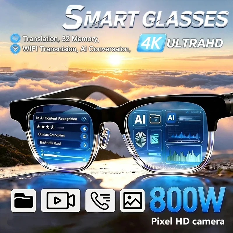 Smart Home Ai - AI Smart Glasses 4K Remote Control