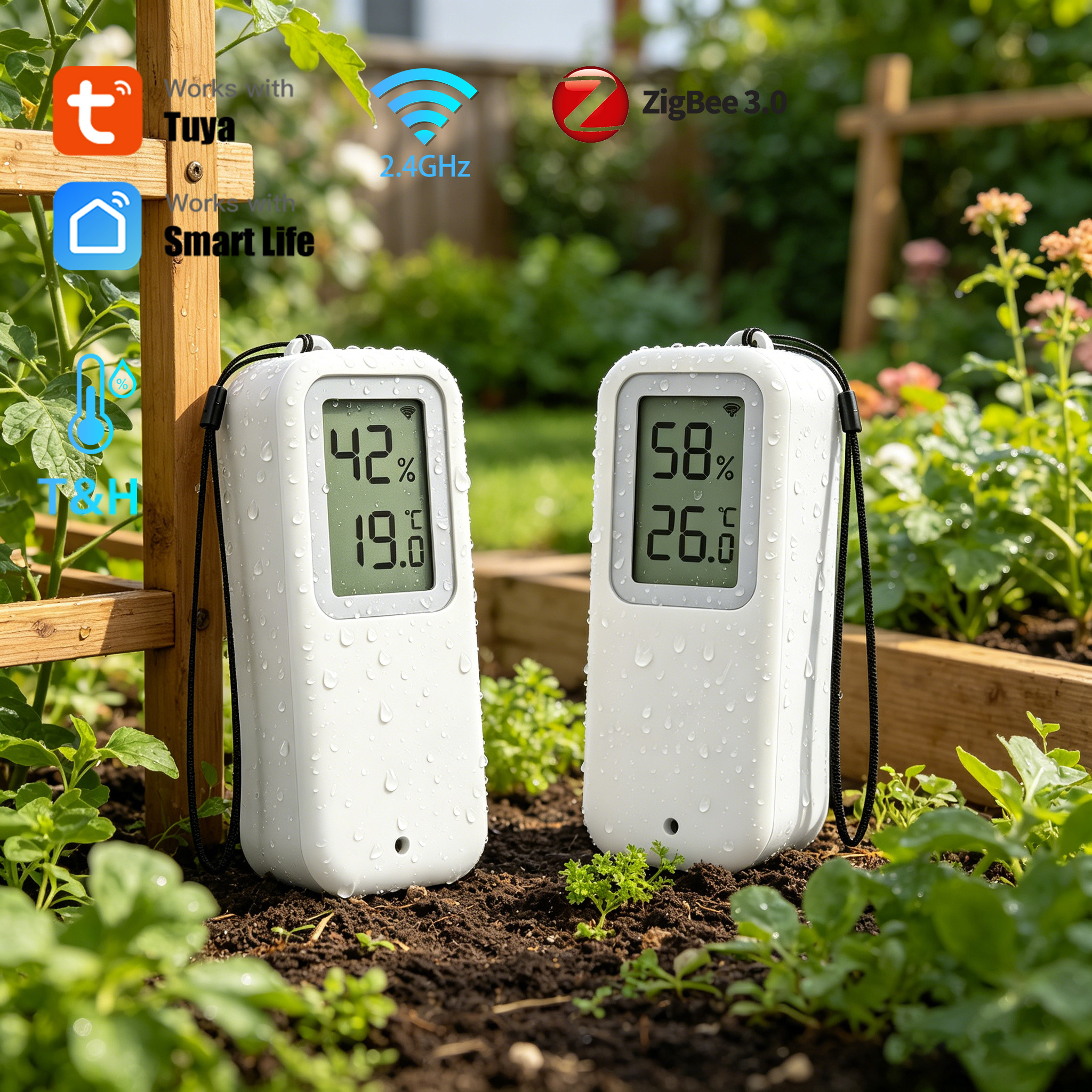 Smart Home Yandex - Tuya WiFi ZigBee Temperature and Humidity