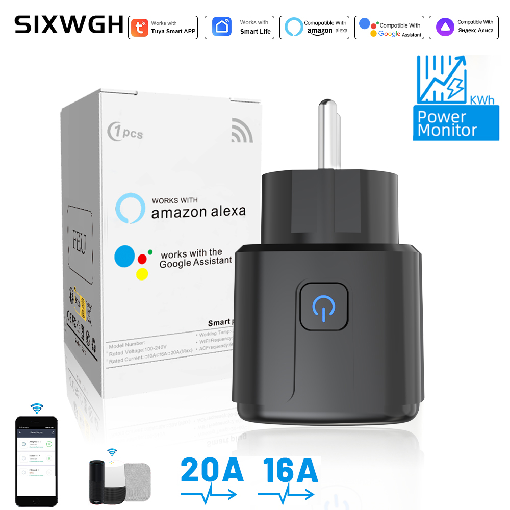 Smart Home Energy Monitor - Tuya Smart Socket WiFi Remote Control