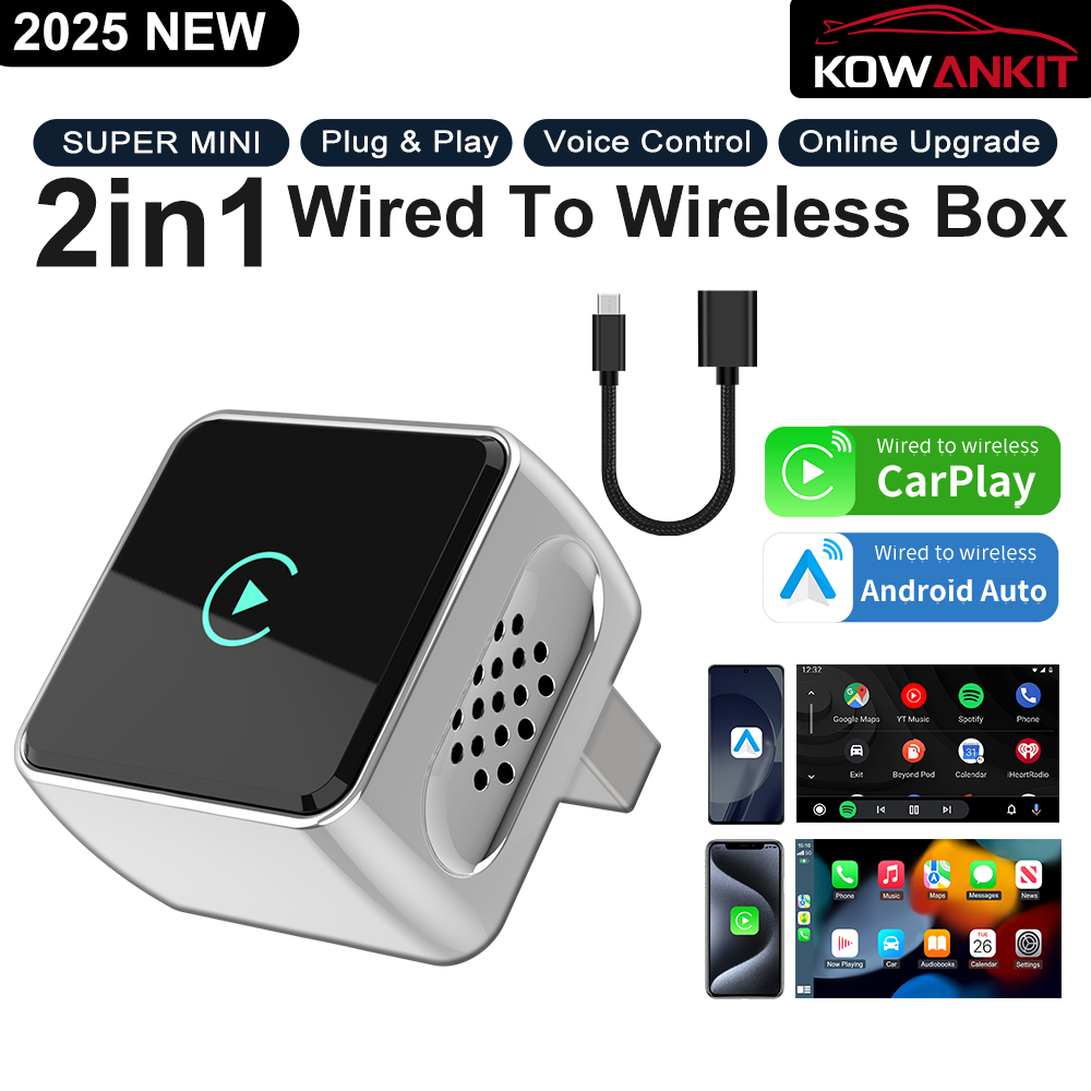 Smart Home Ai - 2 in 1 Wireless CarPlay Dongle