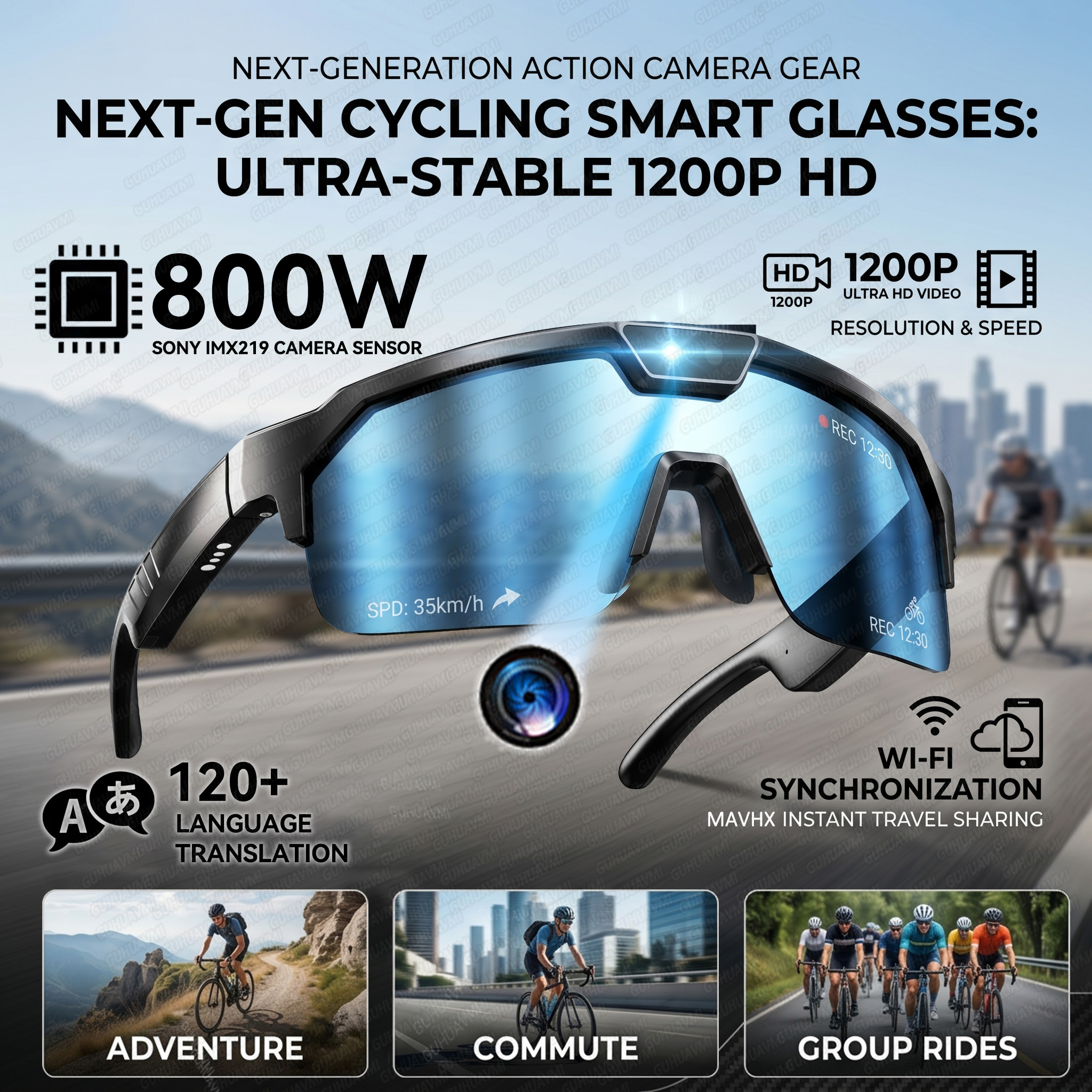 Smart Home Ai - Smart Glasses with 4K HD Anti-Shake