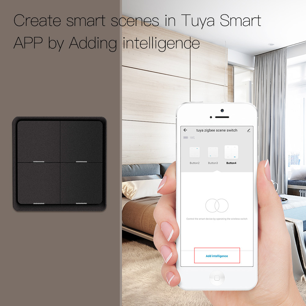 TUYA Smart Home Life Zigbee Sc – обзор и цена Smart Home Key