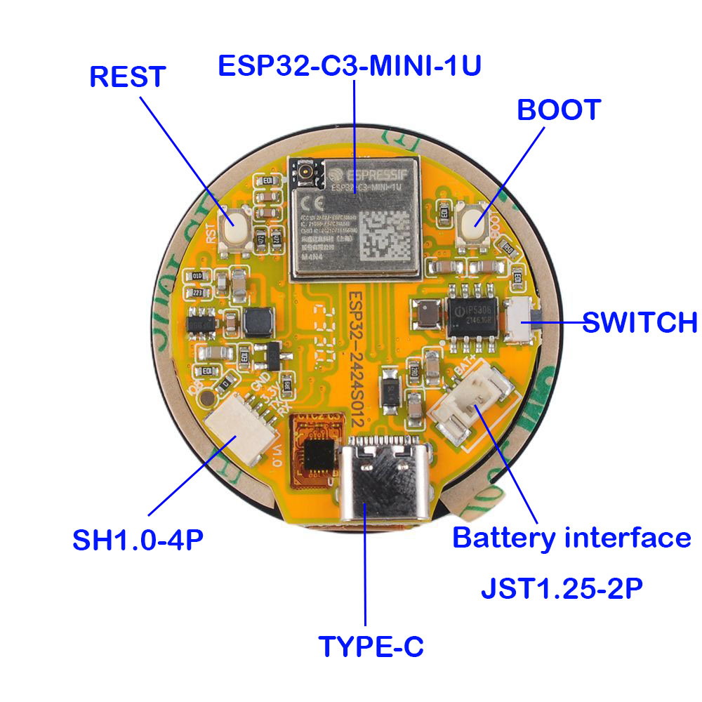 ESP32 Display 1.28 inch ESP32- – обзор и цена Smart Home Kit For Arduino