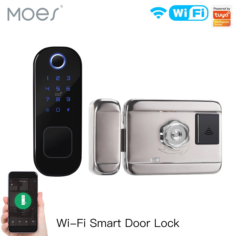 MOES WiFi Tuya Smart Lock Door – обзор и цена Smart Home Hotel