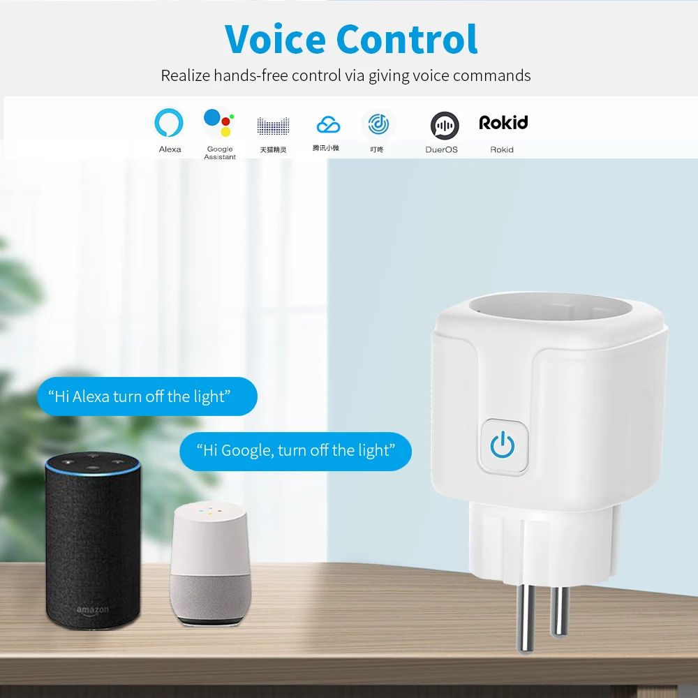 Tuya Wifi Plug 20A Smart Socke – обзор и цена Smart Home Energy Monitor