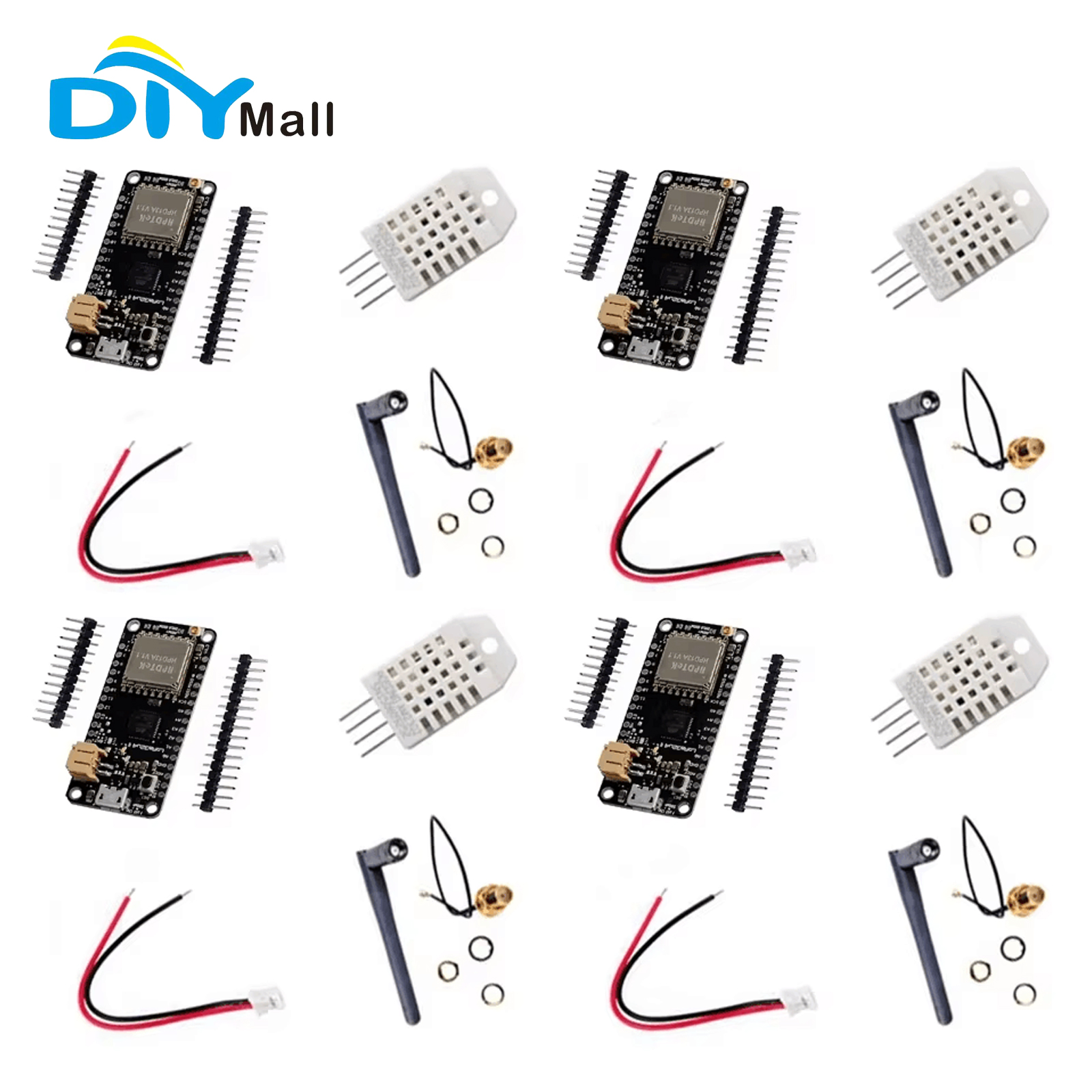DIYmall 4PCS LoRa32u4 II Devel – обзор и цена Smart Home Kit For Arduino