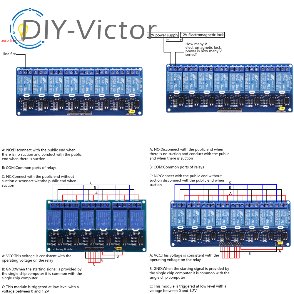1 2 4 6 8 Channel DC 5V 12V Re – обзор и цена Smart Home Kit For Arduino