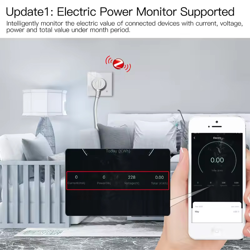 MOES 16A Tuya WiFi/ZigBee Smar – обзор и цена Smart Home Energy Monitor