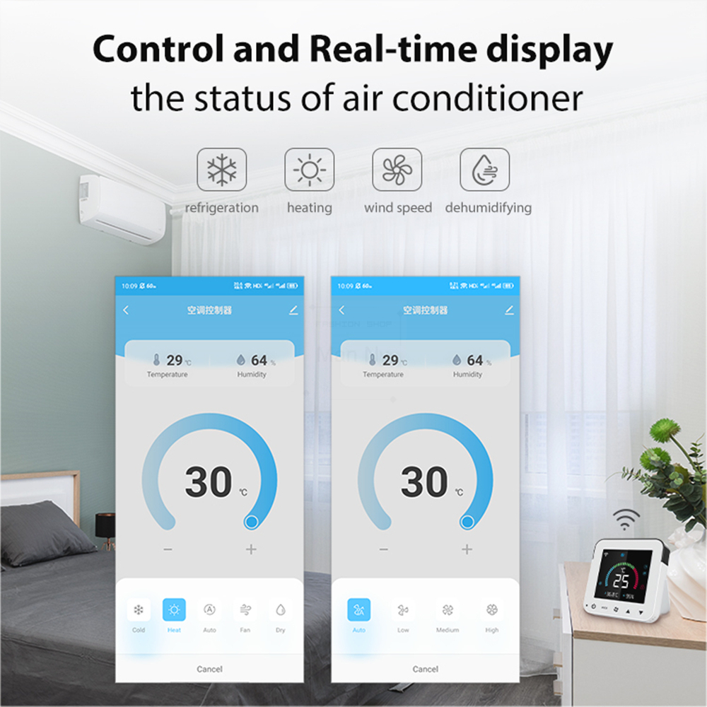 Smart Thermostat Tuya WiFi AC  – обзор и цена Smart Home Ir