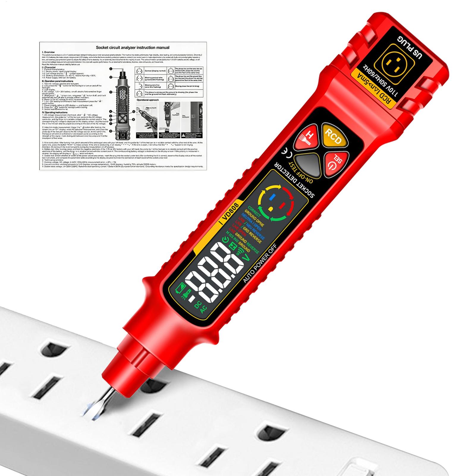 Outlet Tester With LED Display – обзор и цена Smart Home Display