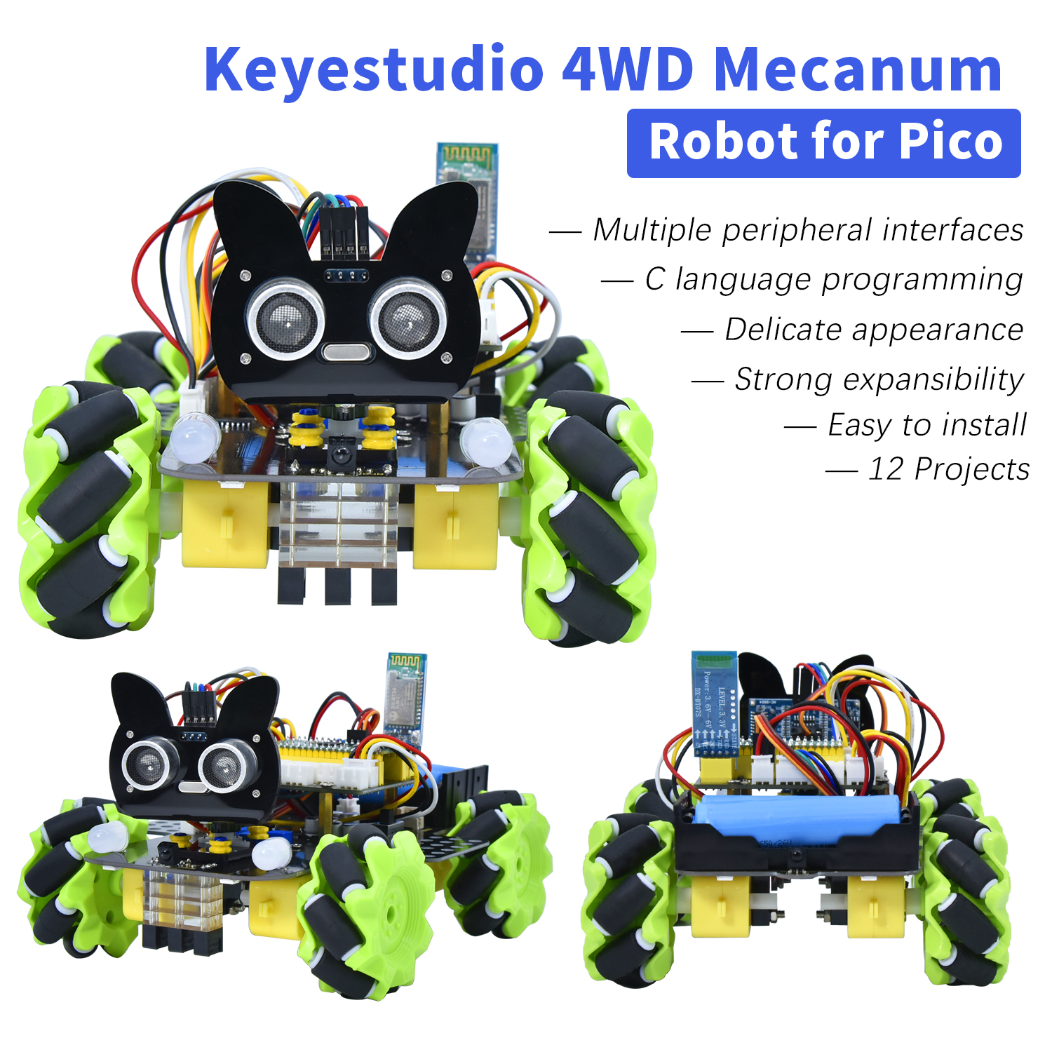 Keyestudio 4WD Raspberry Pi Pi – обзор и цена Smart Home Kit For Arduino