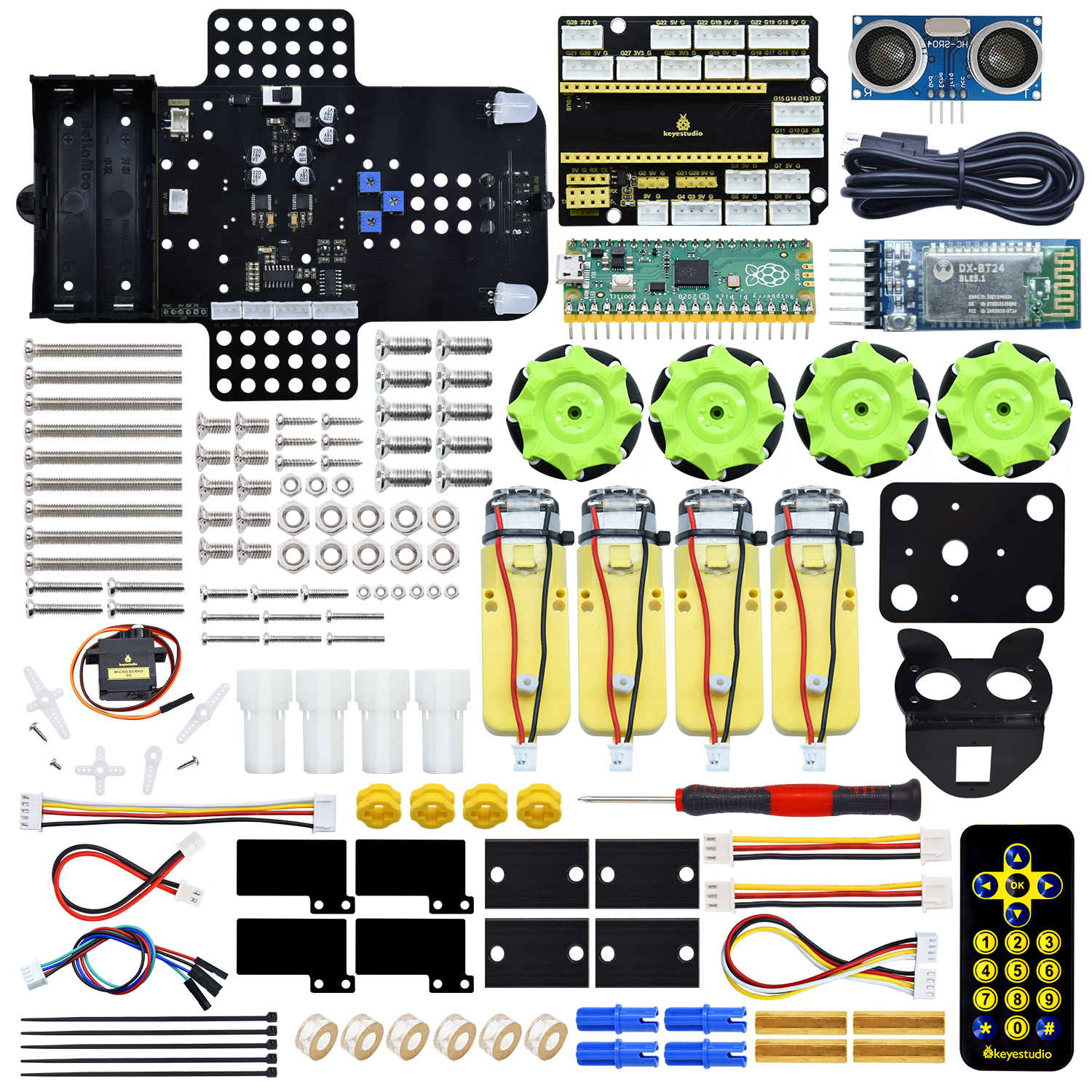 Keyestudio 4WD Raspberry Pi Pi – обзор и цена Smart Home Kit For Arduino