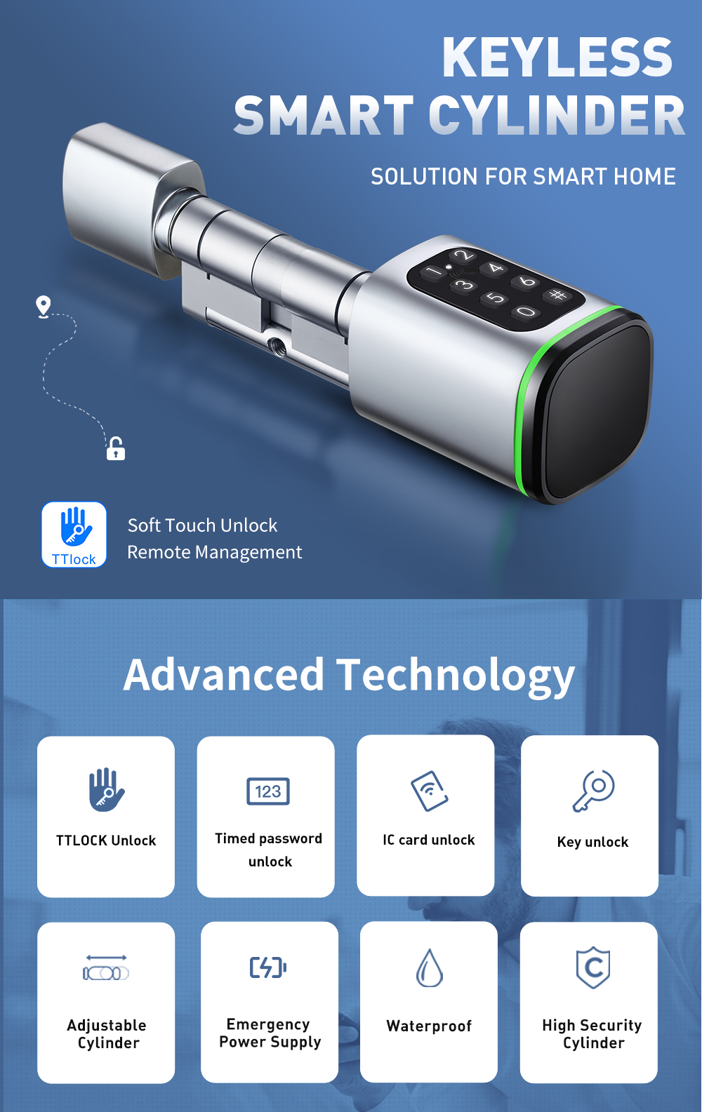 60 40 30 60 smart cylinder loc – обзор и цена Smart Home Hotel