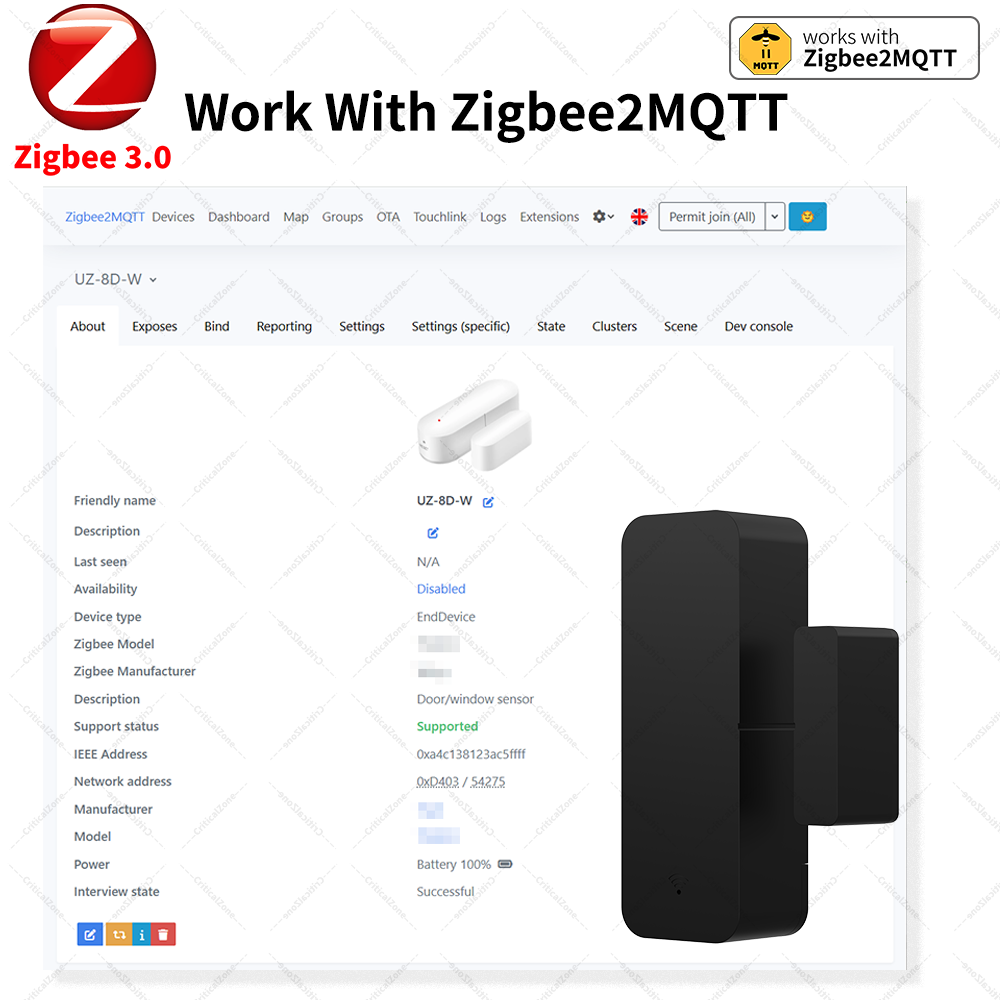 Zigbee 3.0 Door Window Sensor  – обзор и цена Smart Home Yandex