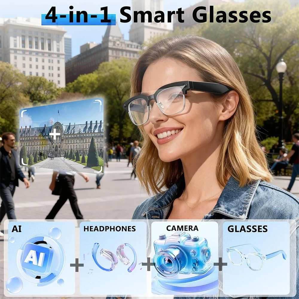 4K Smart AI Glasses 8MP Camera – обзор и цена Smart Home Ai