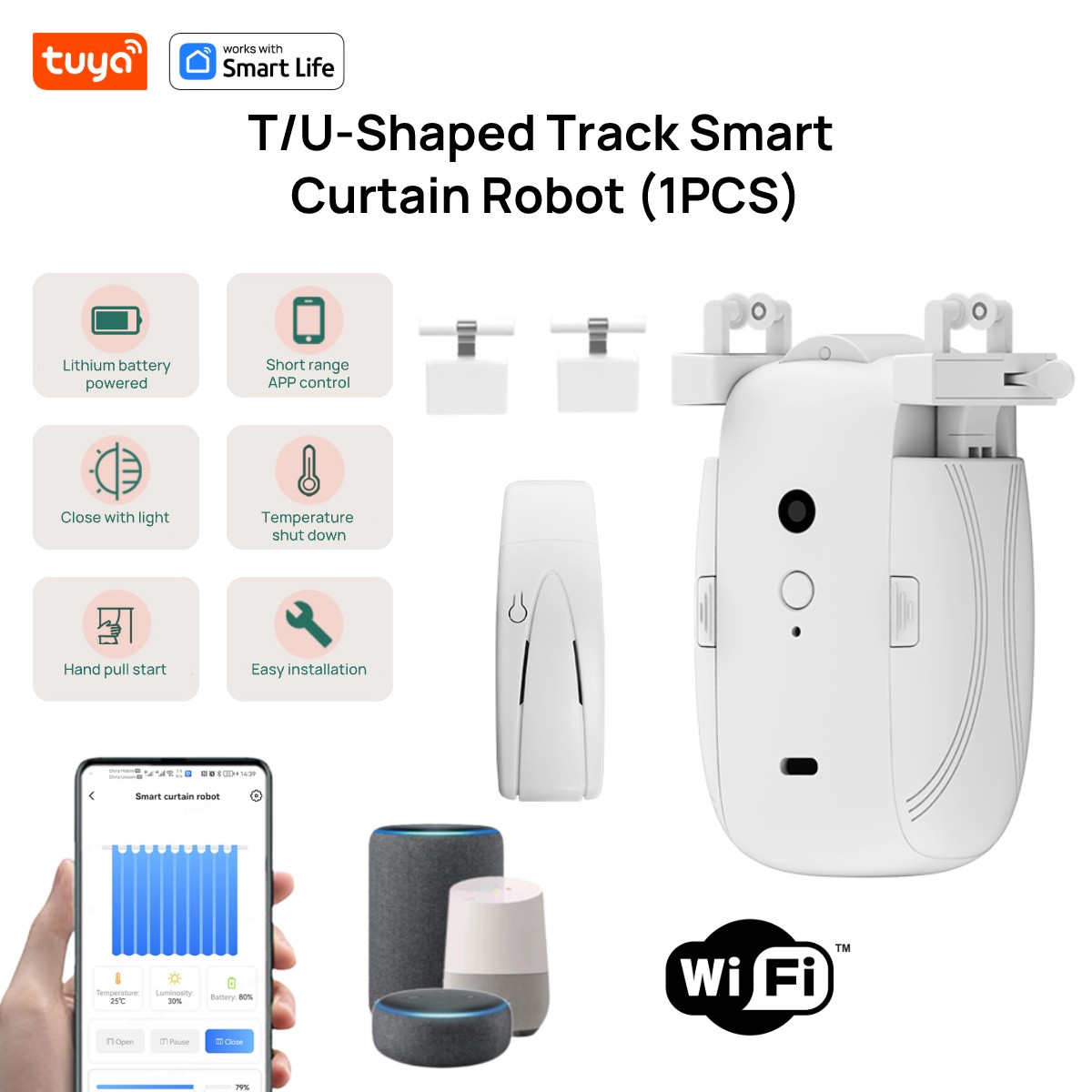 Tuya Smart WiFi Curtain Robot  – обзор и цена Smart Home Living