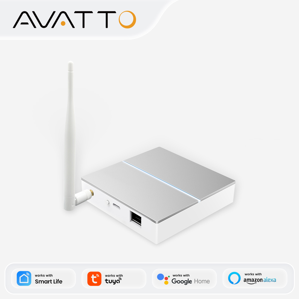 AVATTO Tuya ZigBee Gateway wit – обзор и цена Smart Home Living