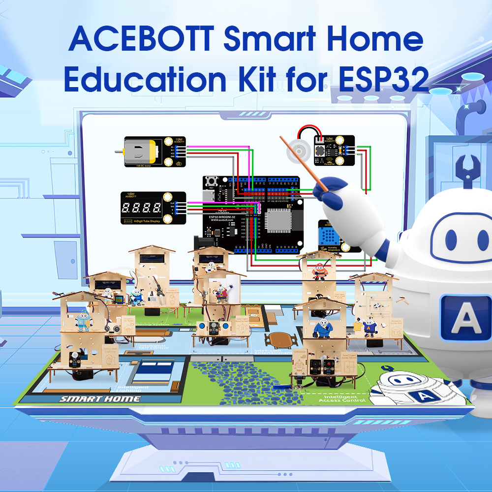 ACEBOTT STEM School Smart Home – обзор и цена Smart Home Kit For Arduino