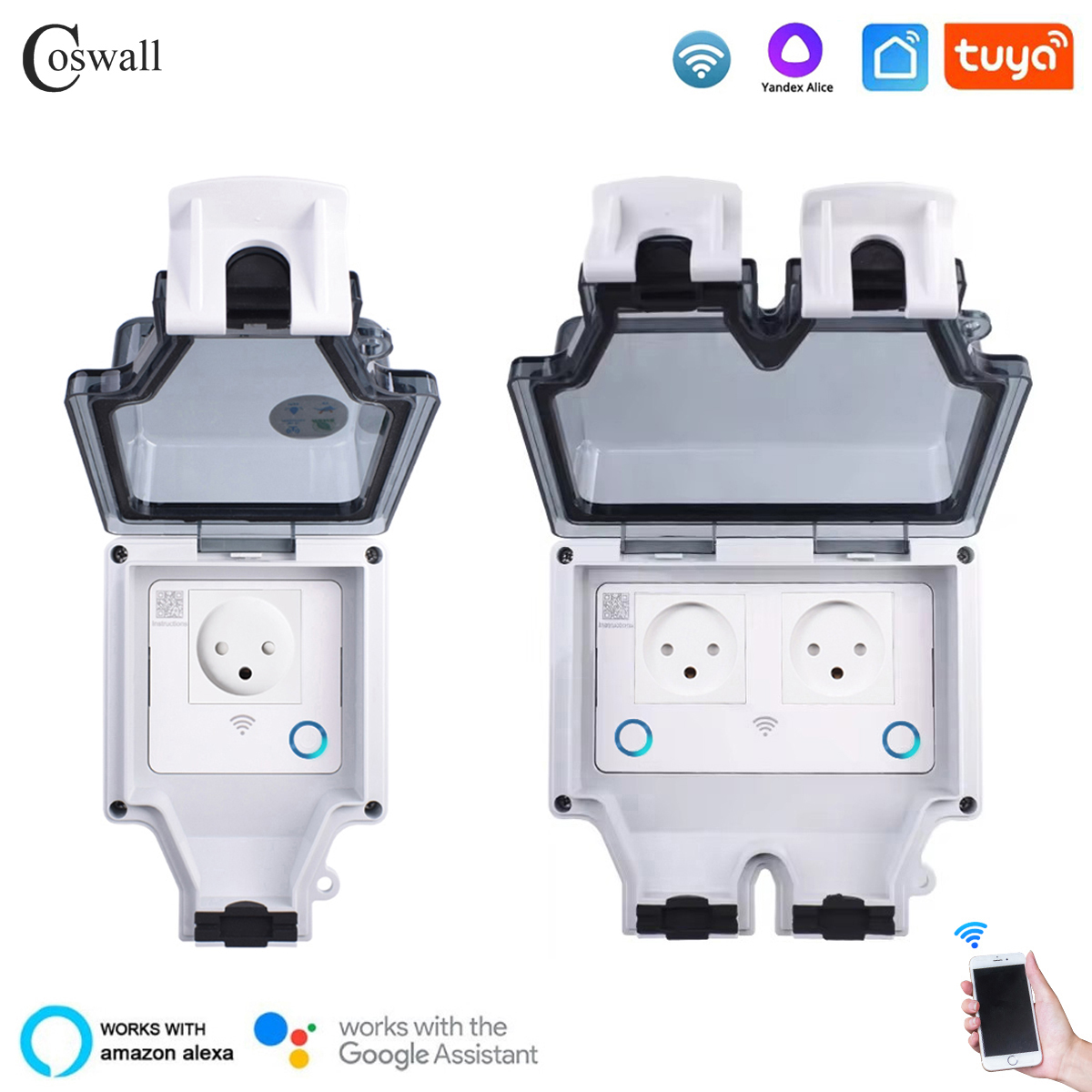 Coswall Tuya Wifi IP66 Waterpr – обзор и цена Smart Home Yandex