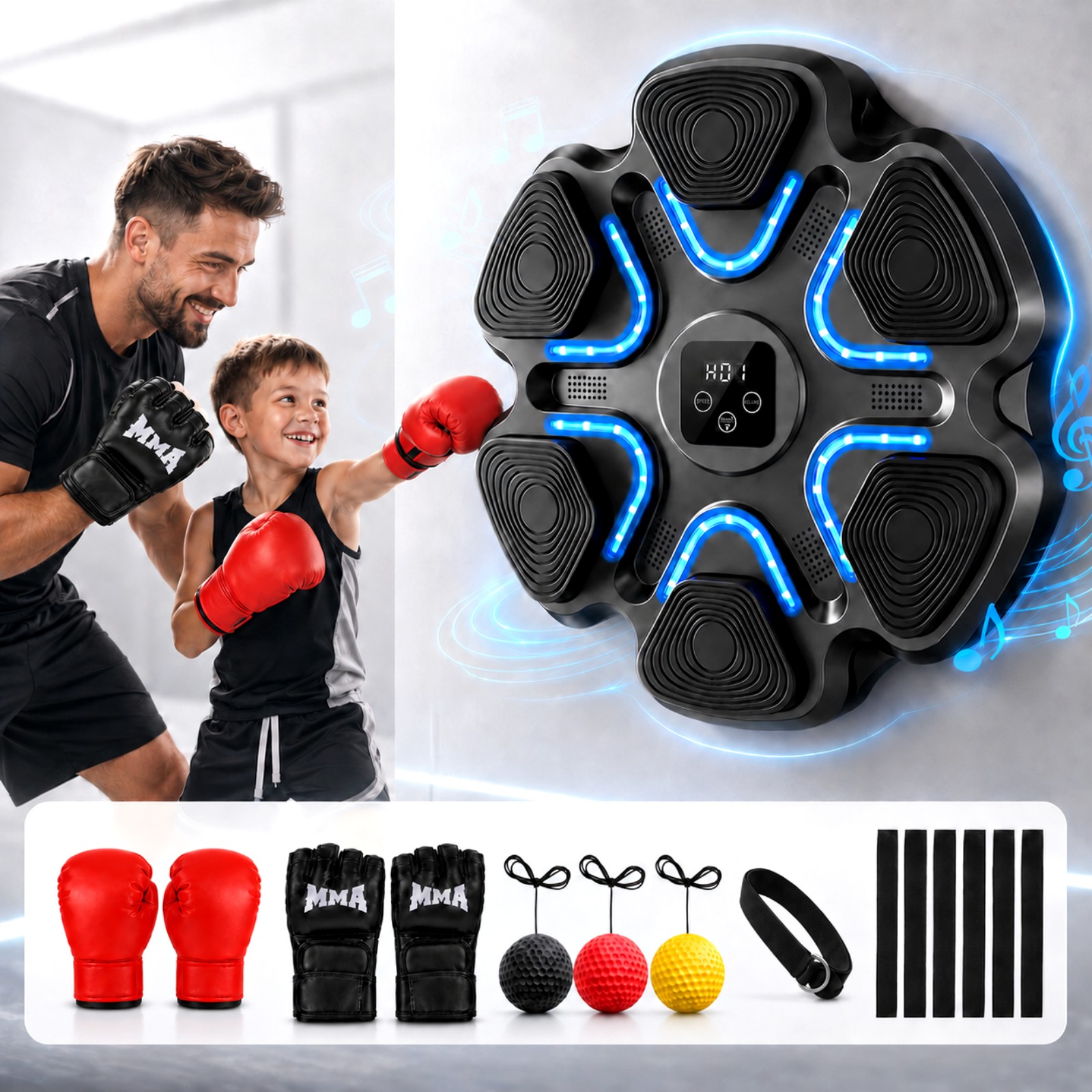 Music Boxing Machine Kids Adul – обзор и цена Smart Home Gym