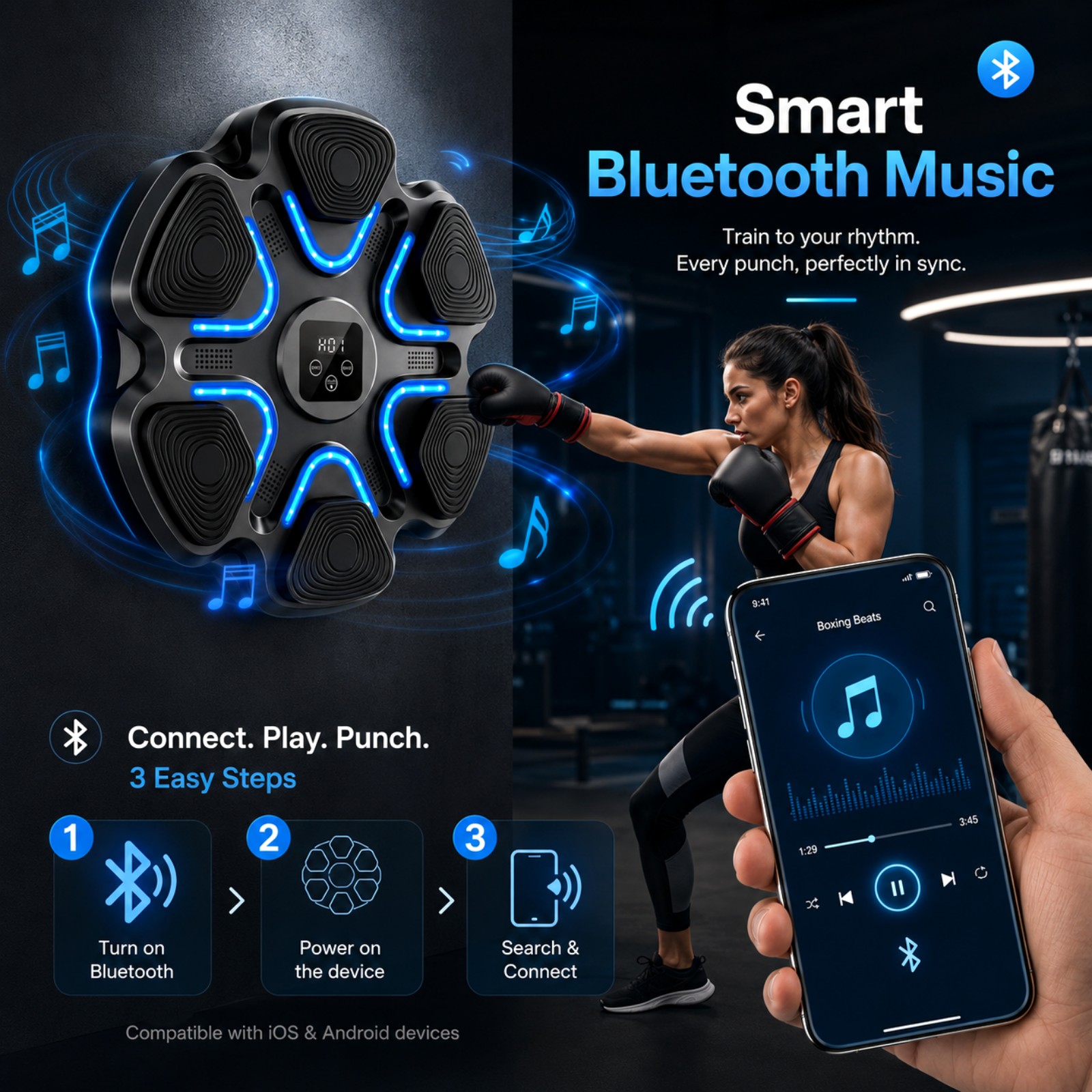Music Boxing Machine Kids Adul – обзор и цена Smart Home Gym