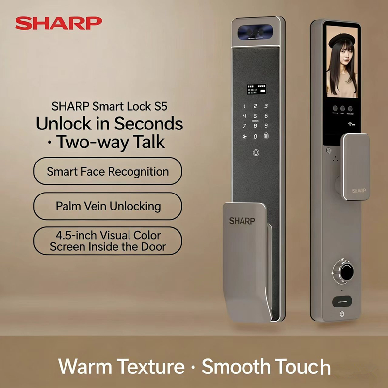 Sharp S5-FV Fully Automatic Sm – обзор и цена Smart Home Door Lock
