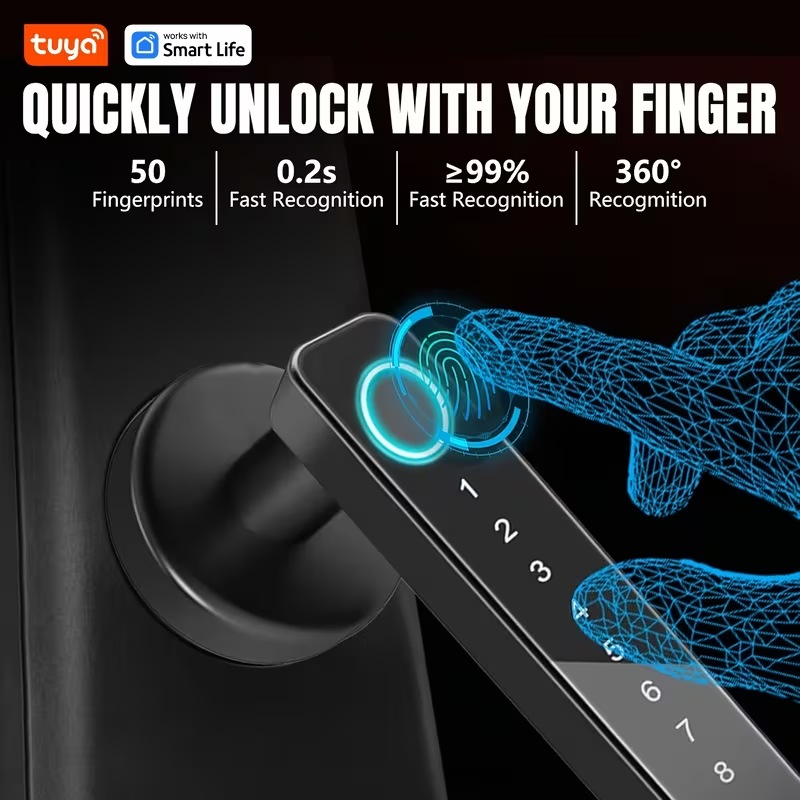 Tuya Smart 5‑in‑1 Fingerprint  – обзор и цена Smart Home Hotel