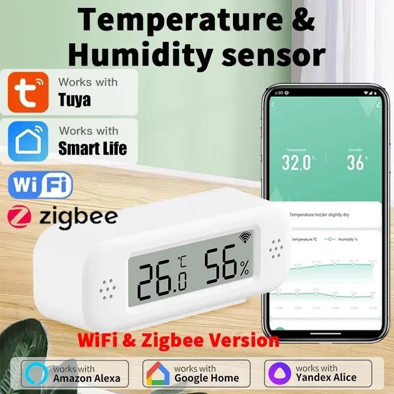 Tuya Zigbee WiFi Mini Temperat – обзор и цена Smart Home Yandex