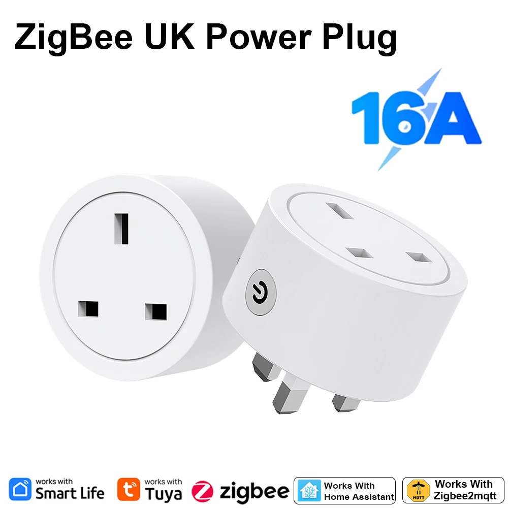 Zigbee Smart Plug 16A UK Socke – обзор и цена Smart Home Energy Monitor