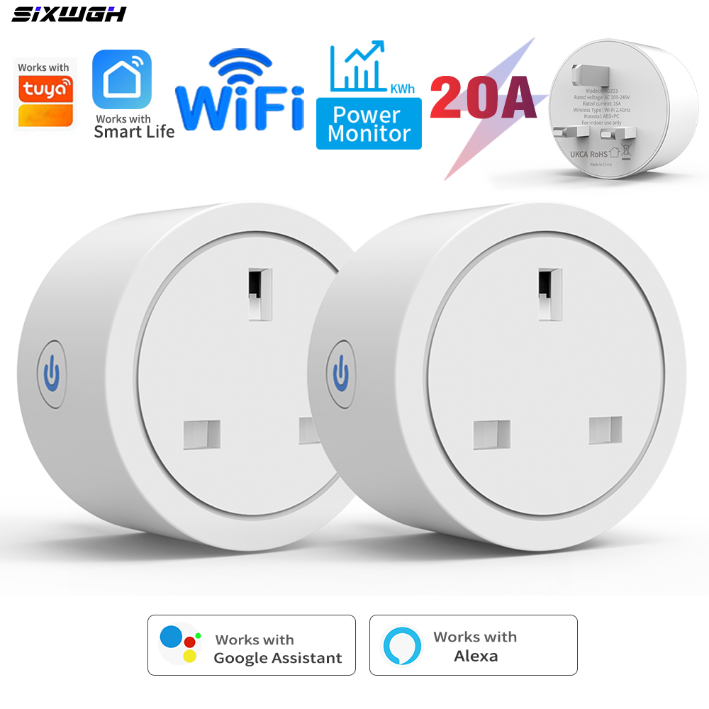 20A Tuya WiFi Smart UK Plug So – обзор и цена Smart Home Energy Monitor