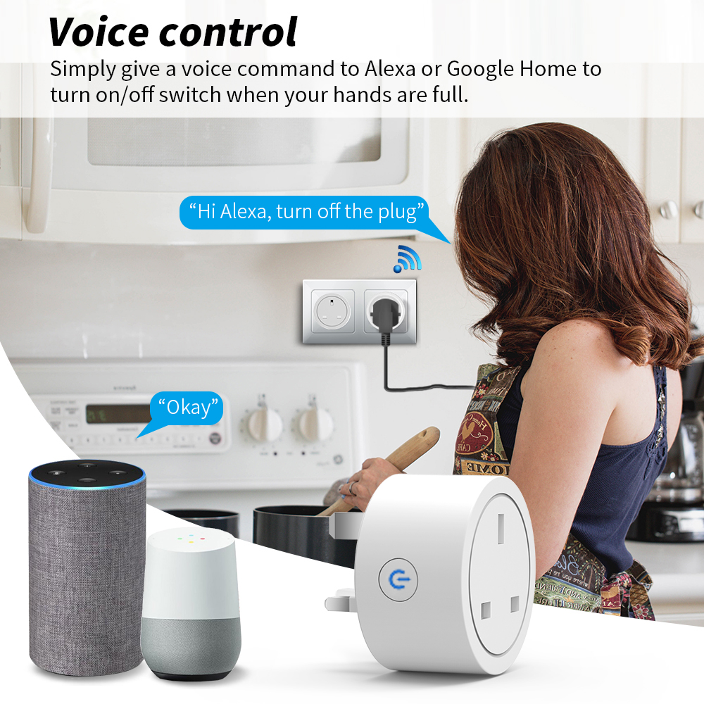20A Tuya WiFi Smart UK Plug So – обзор и цена Smart Home Energy Monitor