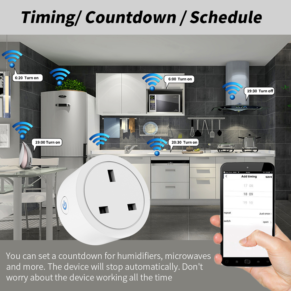 20A Tuya WiFi Smart UK Plug So – обзор и цена Smart Home Energy Monitor