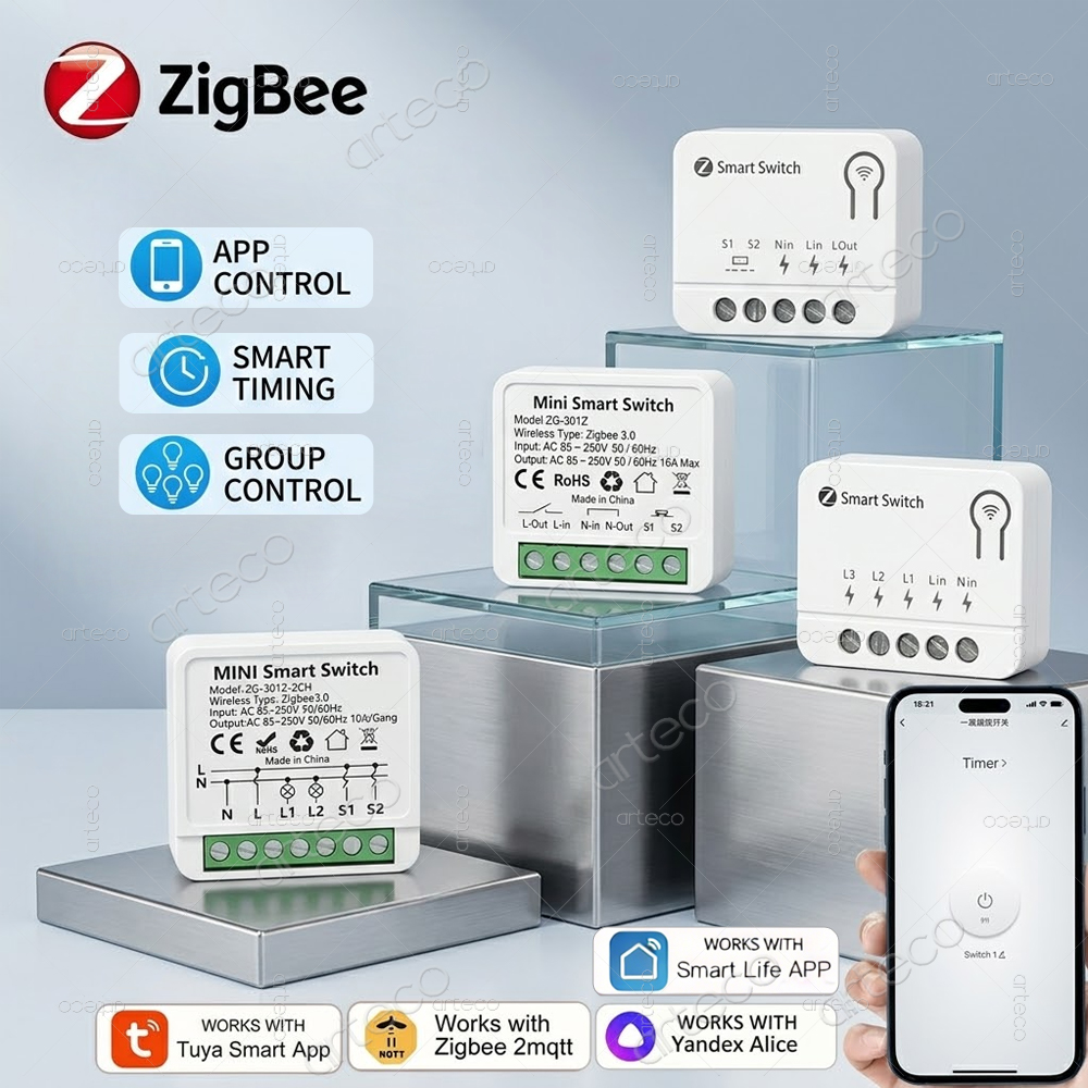 Tuya Zigbee Mini DIY Smart Swi – обзор и цена Smart Home Yandex