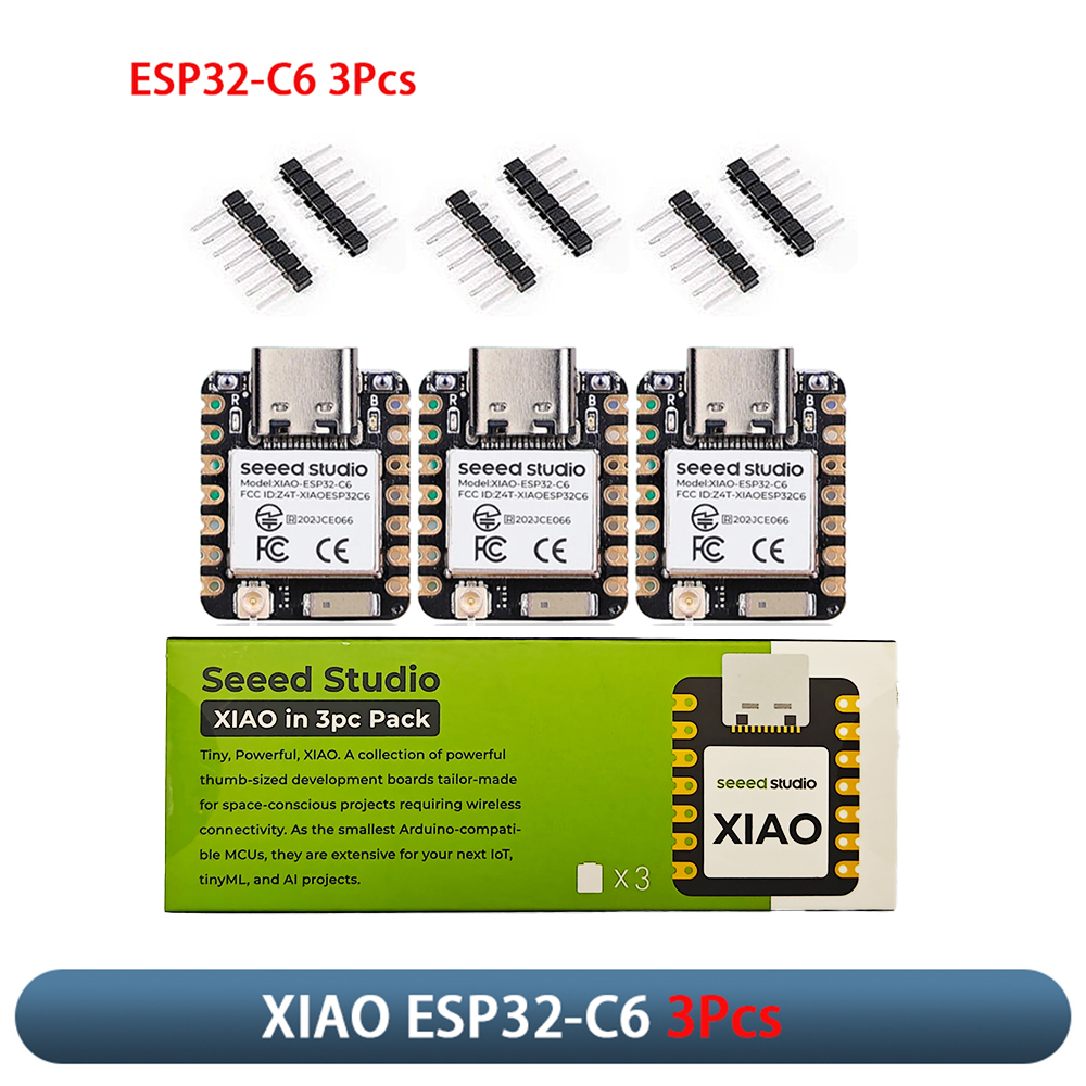 XIAO ESP32-C6 3Pcs Development – обзор и цена Smart Home Kit For Arduino