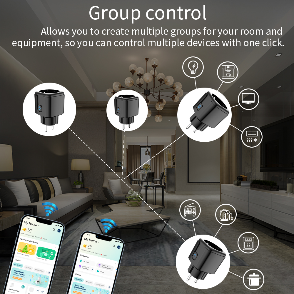 Tuya Smart Socket  WiFi Remote – обзор и цена Smart Home Energy Monitor