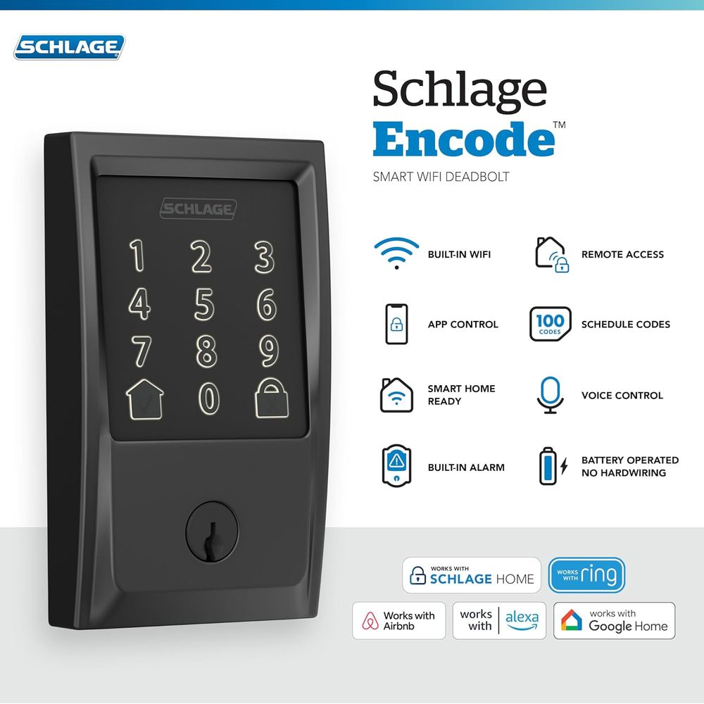 Encode Smart Wi-i Deadbolt Loc – обзор и цена Smart Home Door Lock