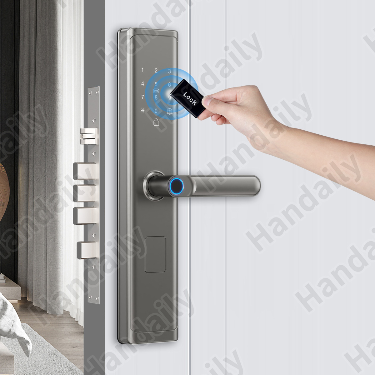 Tuya Wifi TTlock App Fingerpri – обзор и цена Smart Home Door Lock
