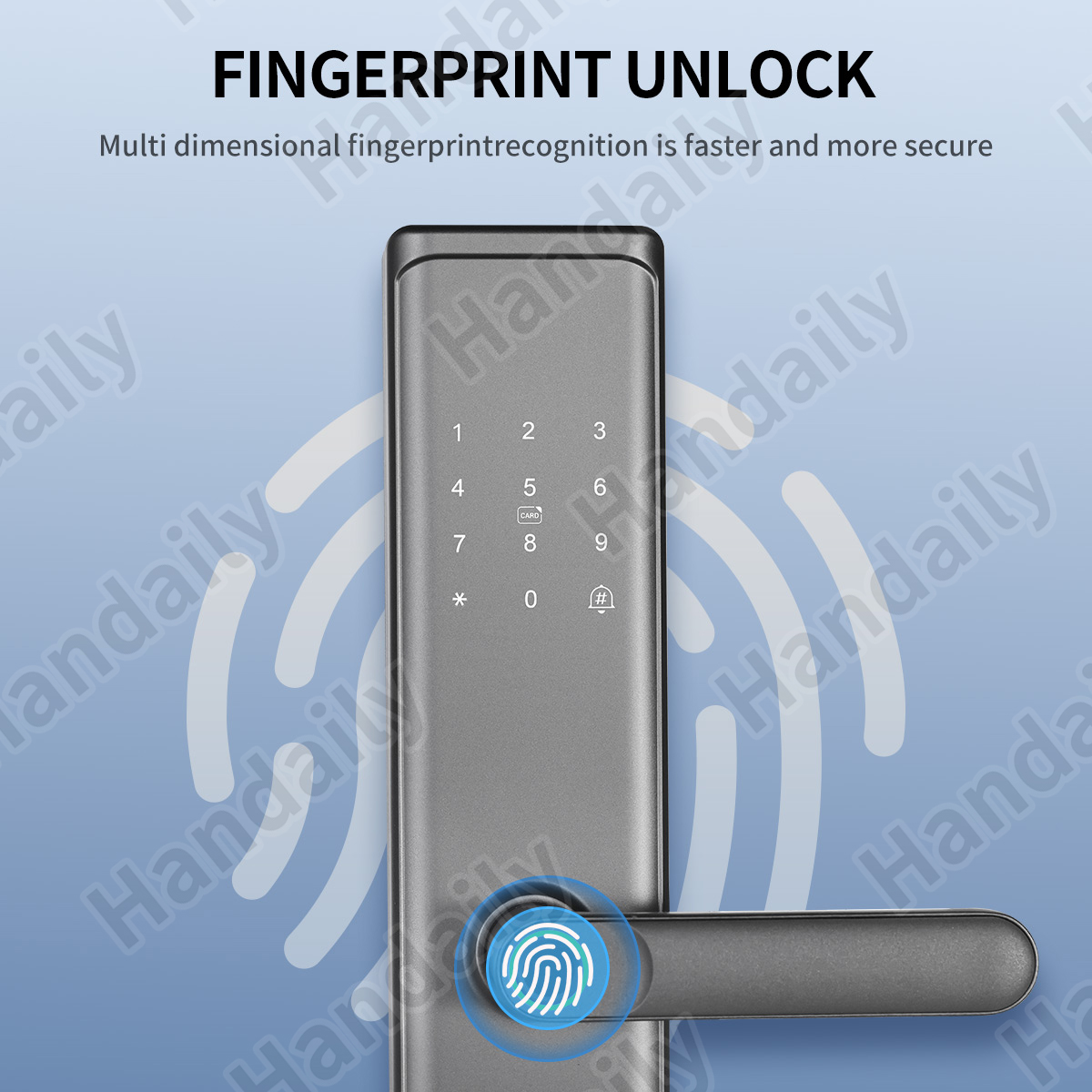 Tuya Wifi TTlock App Fingerpri – обзор и цена Smart Home Door Lock