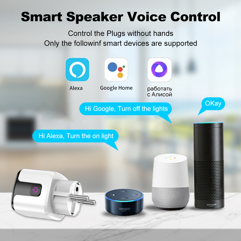 Tuya Smart 20A EU Plug WiFi+Bl – обзор и цена Smart Home Energy Monitor