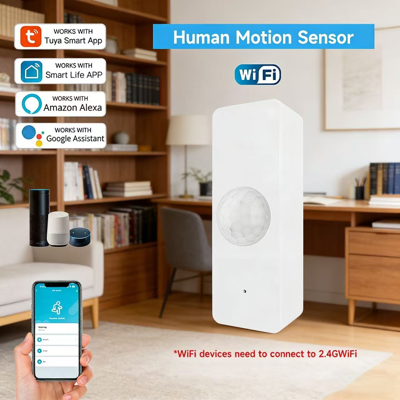 WiFi Smart PIR Motion Sensor T – обзор и цена Smart Home Ir