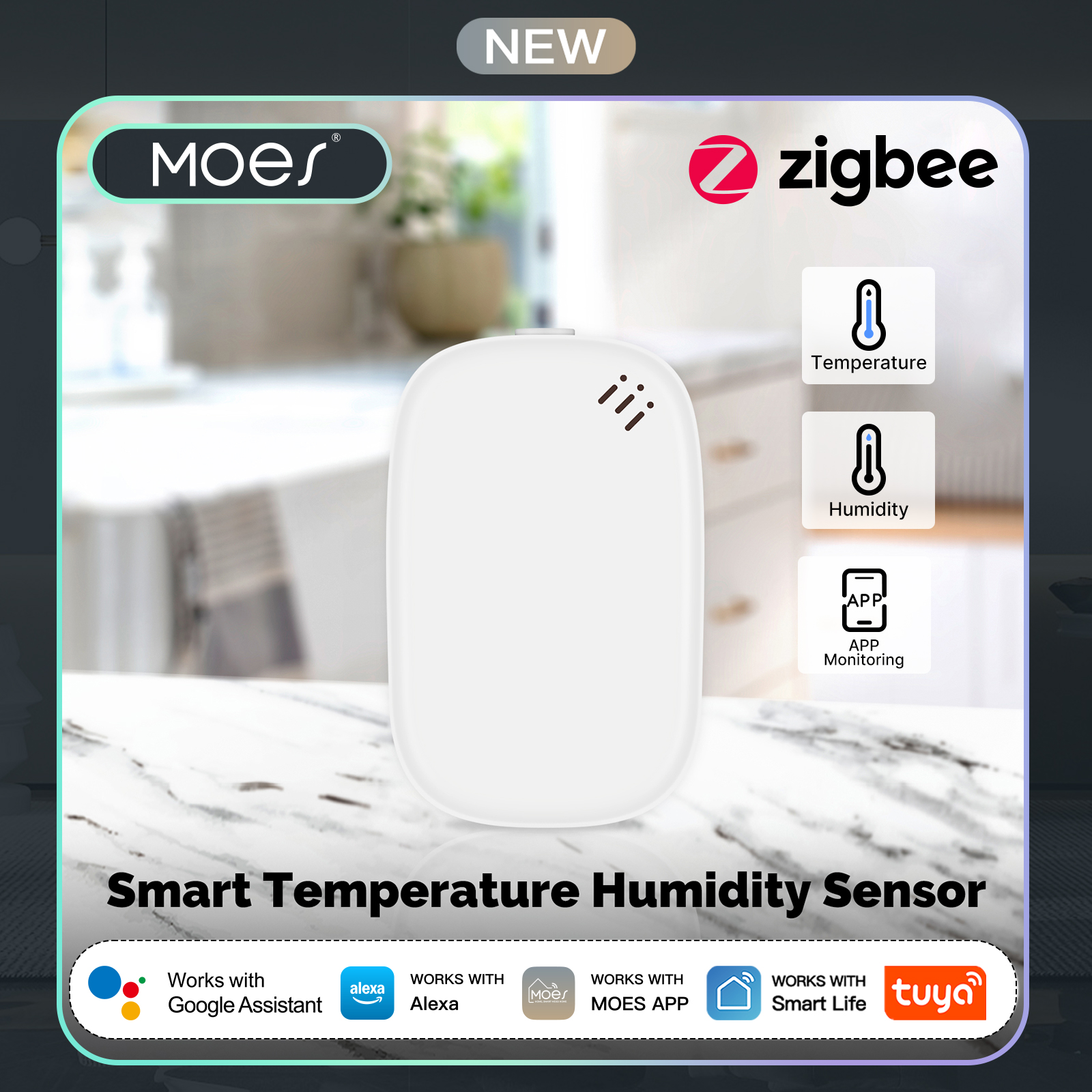 MOES Tuya Zigbee Smart Tempera – обзор и цена Smart Home Energy Monitor
