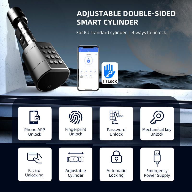 Smart Euro Cylindrical Door Lo – обзор и цена Smart Home Door Lock