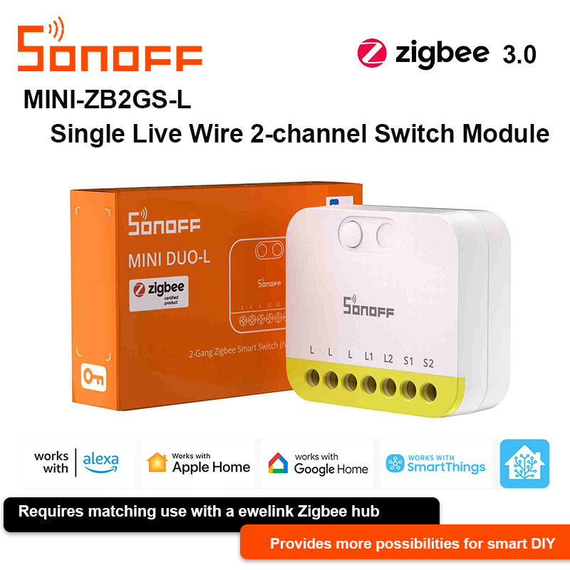 Sonoff MINI-ZB2GS-L Zigbee 2-C – обзор и цена Smart Home Living