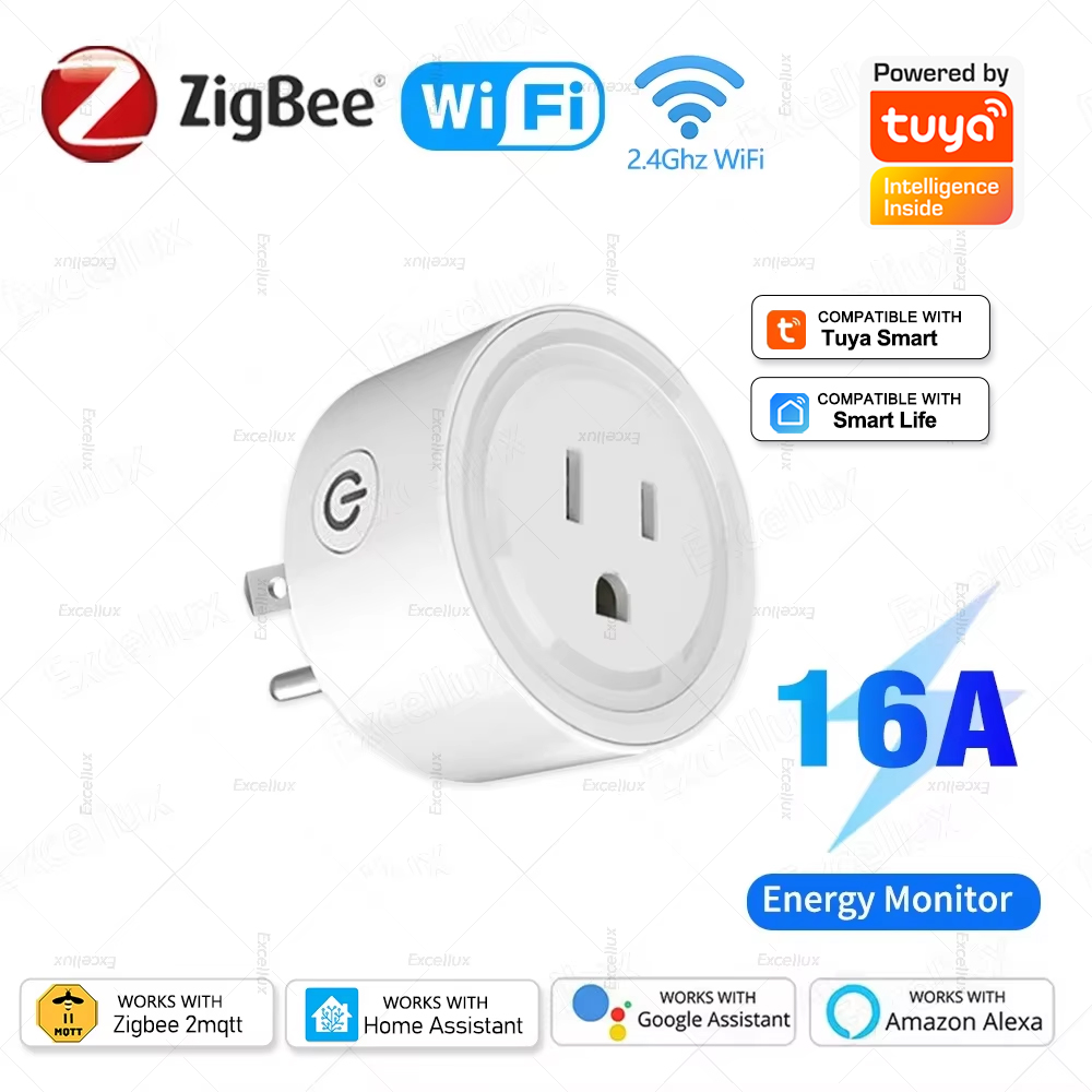 Tuya WiFi Or Zigbee Smart Sock – обзор и цена Smart Home Energy Monitor