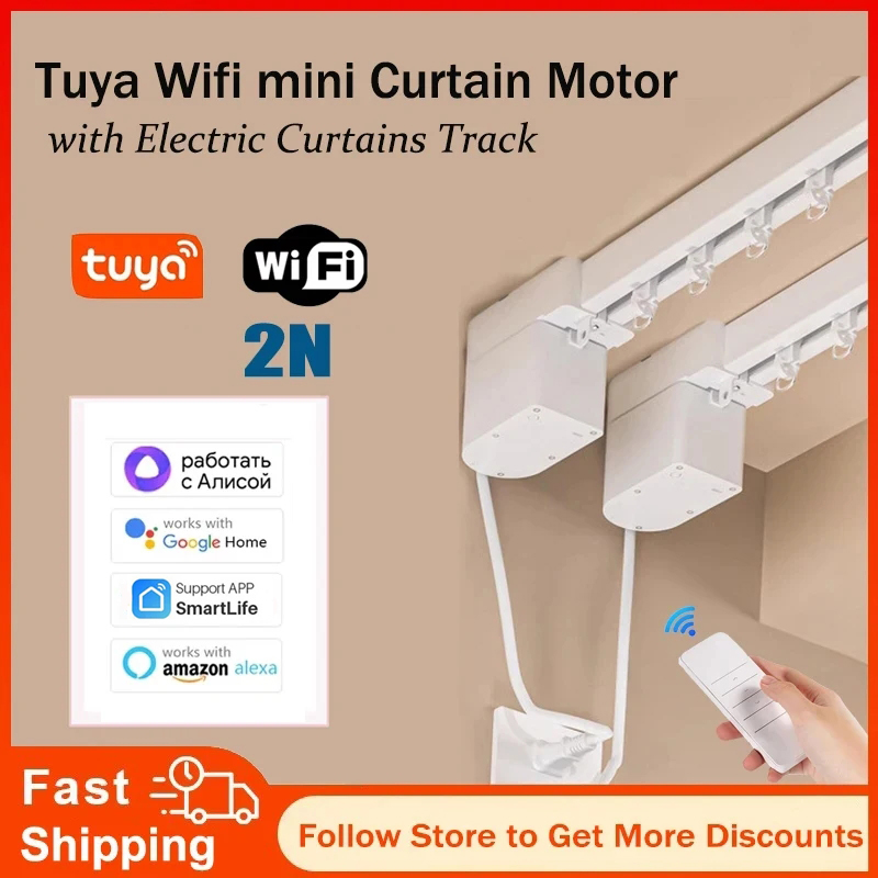 Tuya WiFi 2N Smart Mini Curtai – обзор и цена Smart Home Yandex