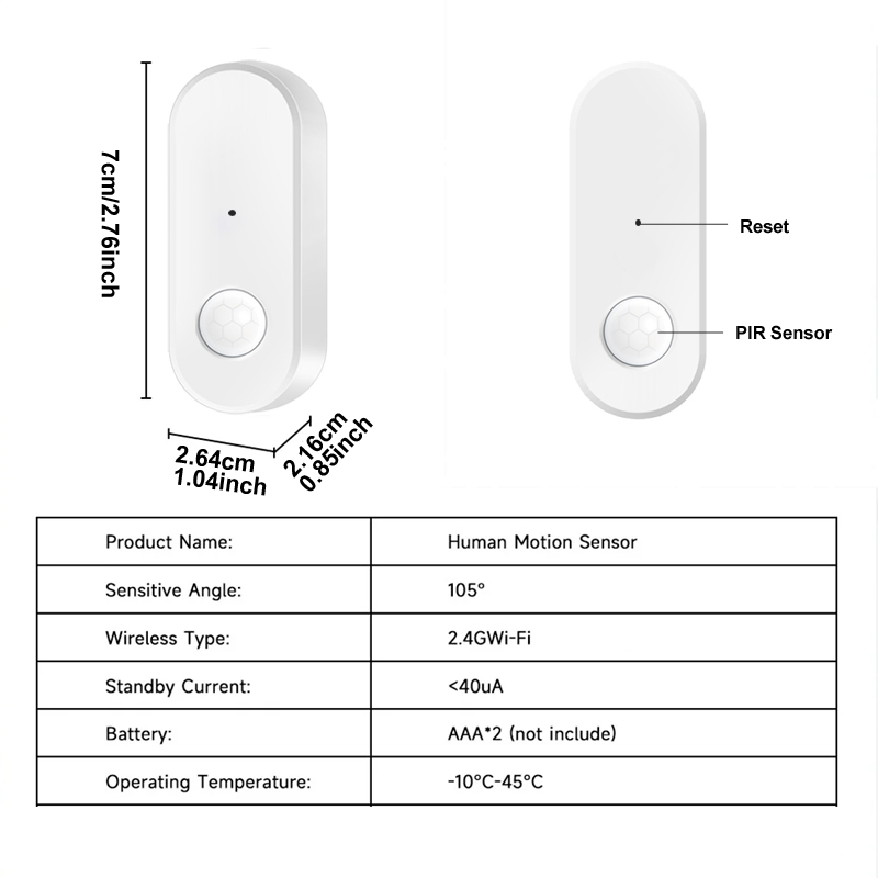 Tuya WiFi PIR Motion Sensor Hu – обзор и цена Smart Home Ir